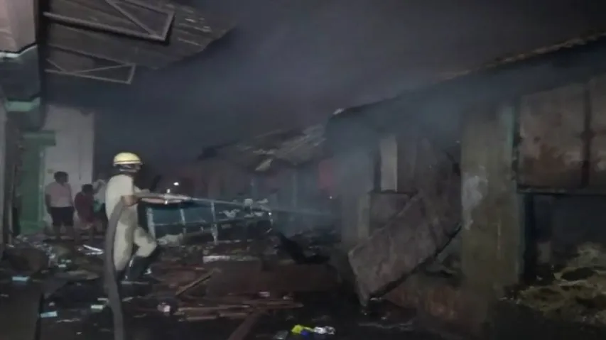 More than 20 shops gutted in Bargarh market fire