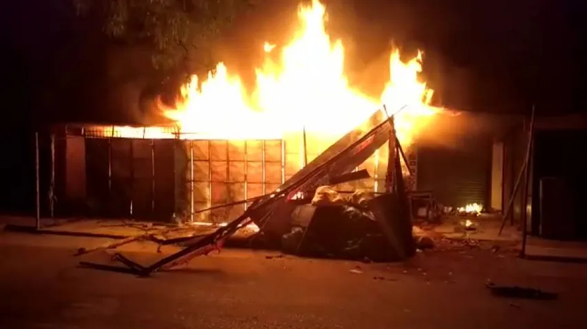 Shops gutted due to fire outbreak in Sundargarh