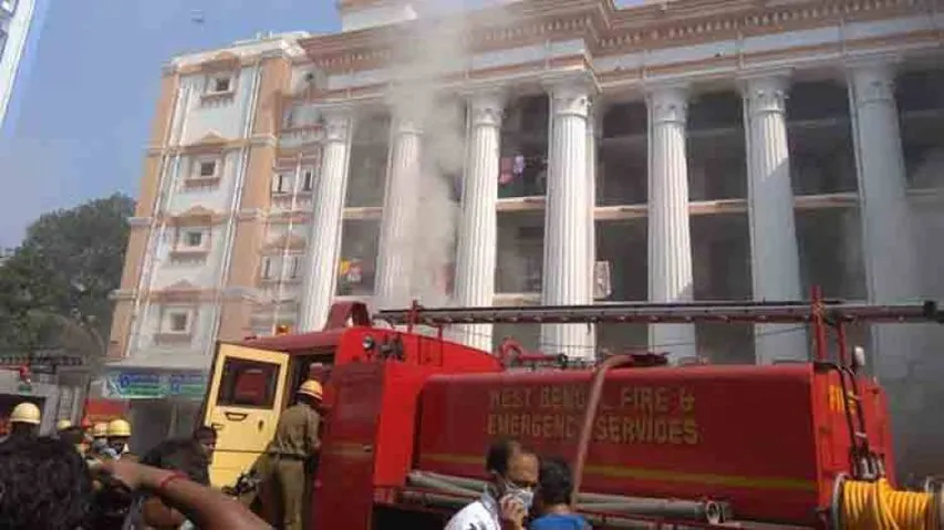Fire breaks out in Calcutta Hospital