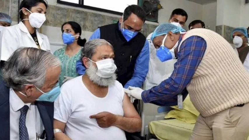 Haryana Minister Anil Vij Who Took Trial Covid-19 Vaccine Shot Tests Positive For Coronavirus