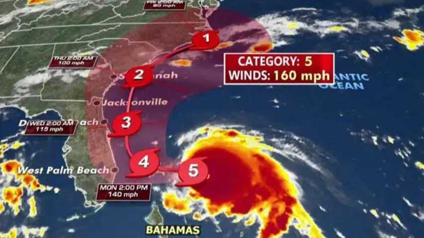 Bahamas battered by 'monster' hurricane Dorian