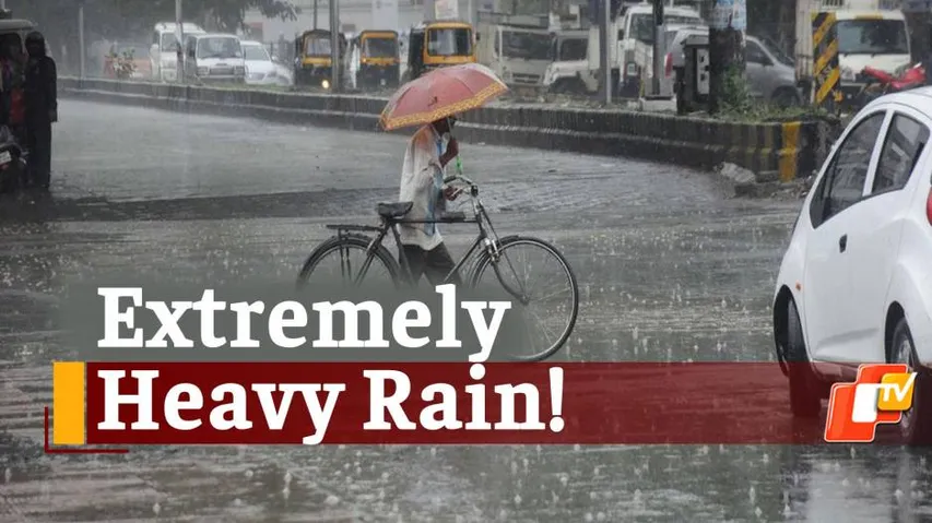 Odisha On Alert Amid Extremely Heavy Rainfall Forecast By IMD