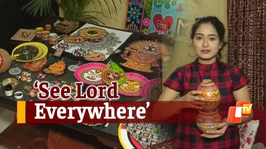 How Painting Lord Jagannath Helped Odisha Techie Girl Beat Depression & Find Solace