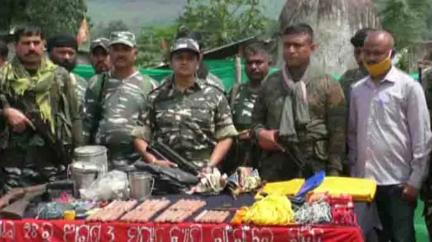 Huge Cache Of Ammunition, Explosives Seized From Maoist Hideout In Odisha