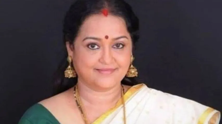 Veteran actress Chithra no more.