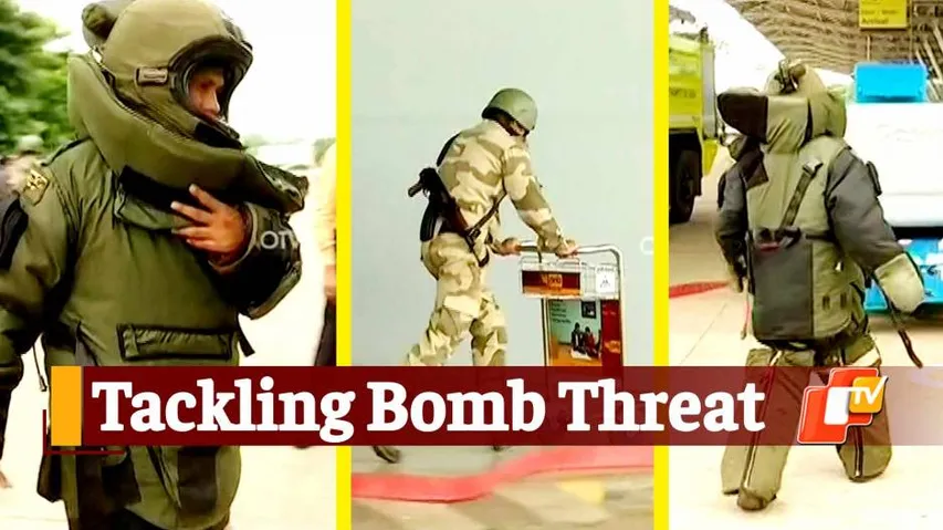 Bhubaneswar Airport, Bomb Threat
