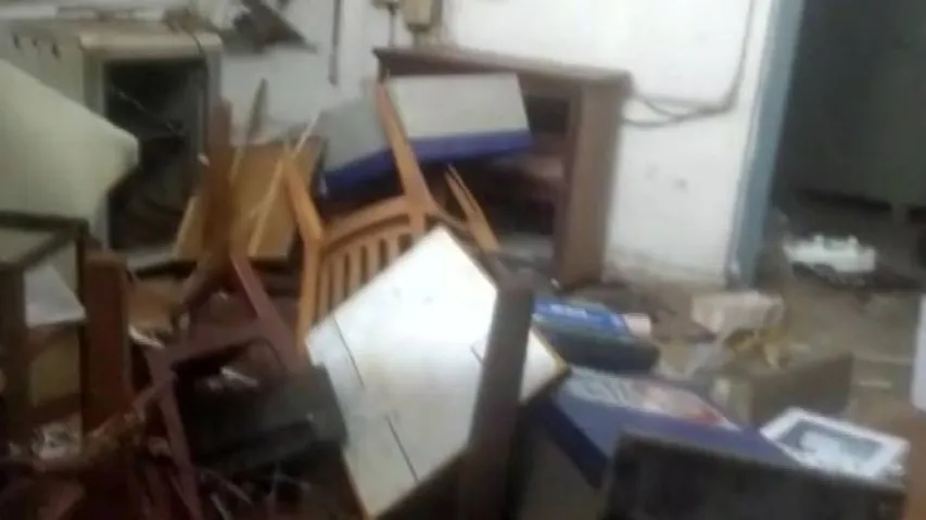 Ransacking Of Banshapani Railway Station