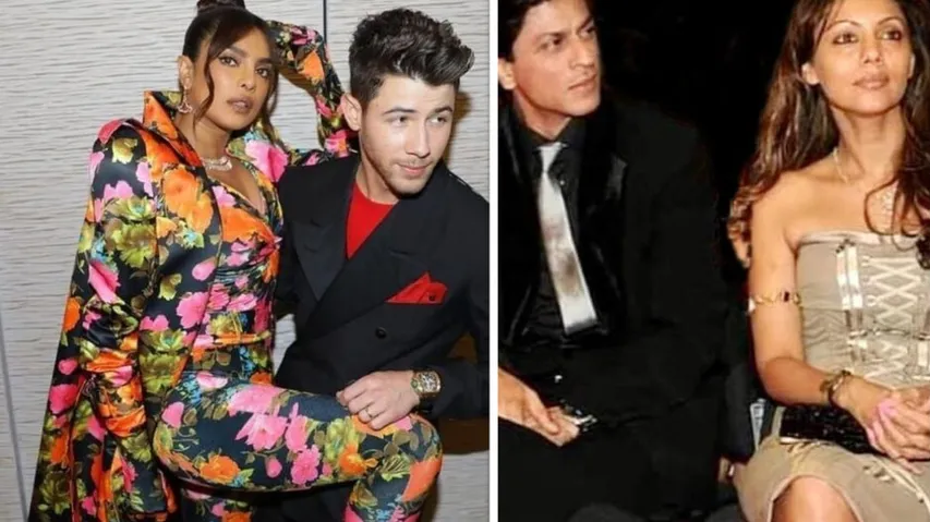 Priyanka Chopra Jonas, Nick Jonas, Shah Rukh and Gauri Khan