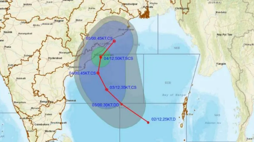 IMD Predicts Track: Cyclone Jawad To Near Odisha's Ganjam On Dec 4
