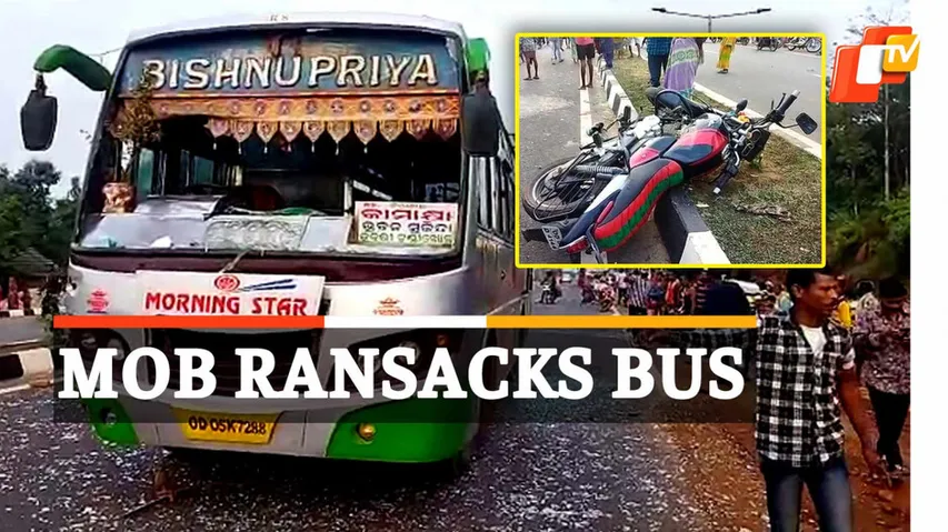 Mob Ransacks Bus