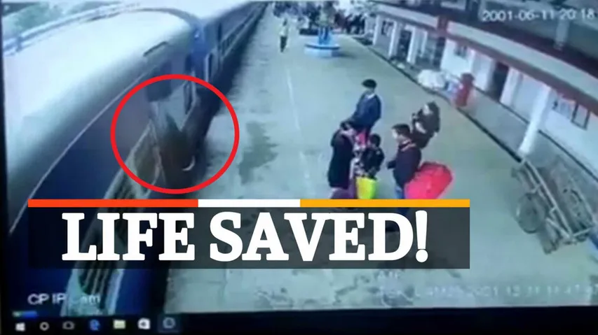 RPF Constable, Railway Station Mishap, Constable Saves Man