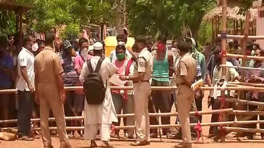 COVID Containment Zone In Bhubaneswar