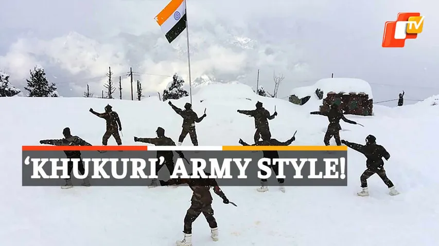 Indian Army Troop Performs ‘Khukuri Dance’ 