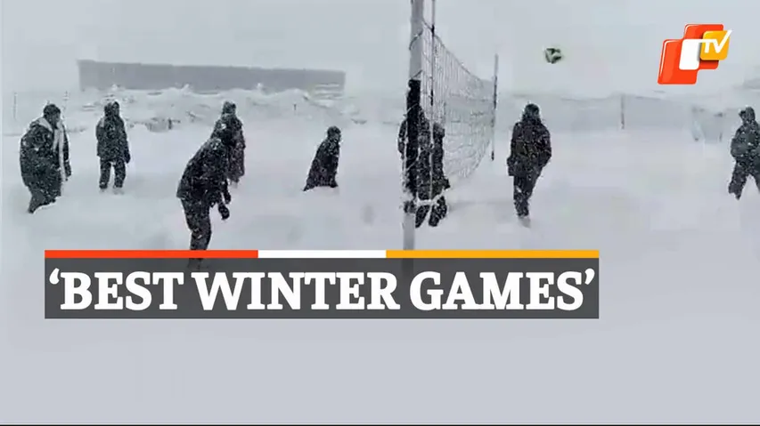 Viral Video, Soldiers Playing In Snow