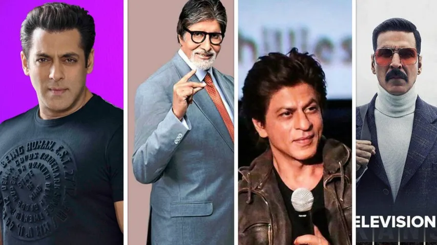 Salman Khan, Amitabh Bachchan, Shah Rukh Khan, Akshay Kumar