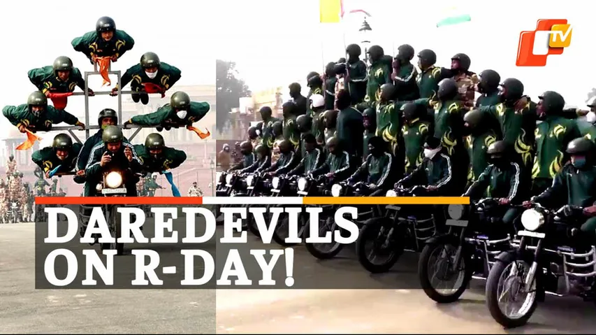 ITBP, Indo-Tibetan Border Police, Daredevil Bike Stunts, Republic Day, Delhi