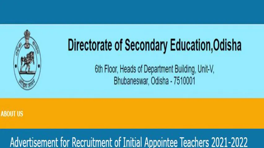 Teacher Recruitment 2022: DSE Odisha Releases Important Notice, Details Here