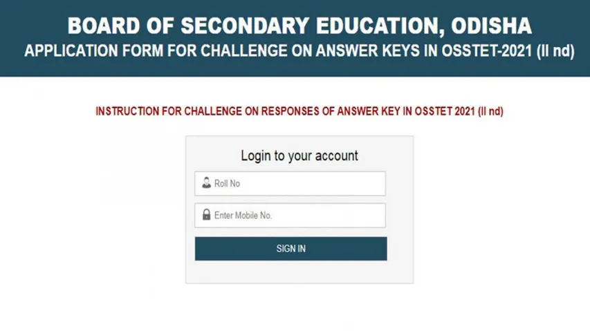 OSSTET 2021, BSE Odisha, OSSTET Answer Keys