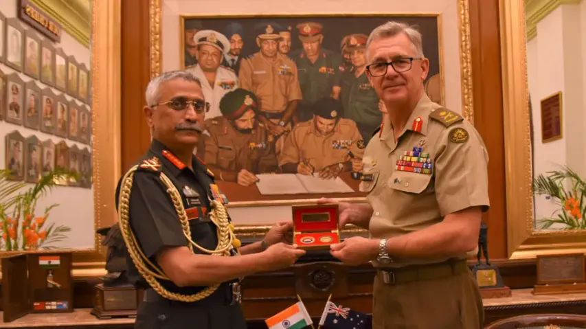 Gen Naravane Holds Talks With Australian Counterpart