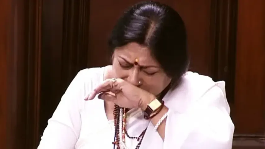 BJP MP Roopa Ganguly breaks down in Rajya Sabha 