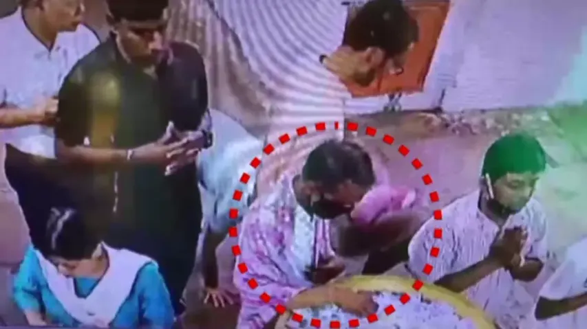 Caught On Cam: Man Steals Cash From Lingaraj Temple In Bhubaneswar