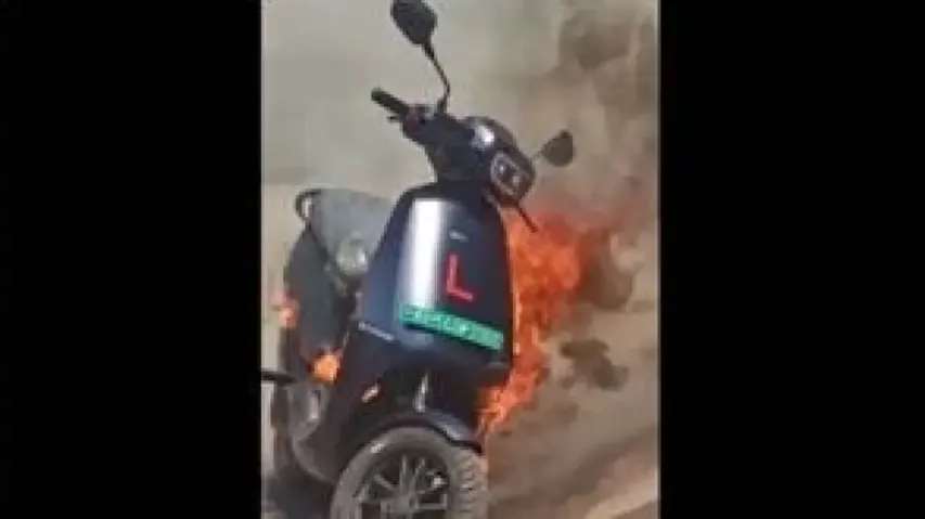 Another Electric Scooter Catches Fire In India, Users Furious