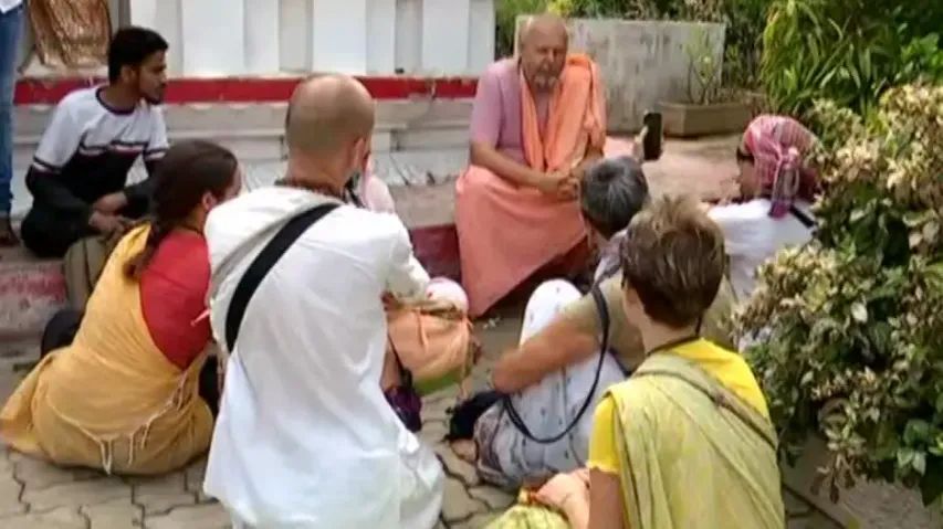Lord Jagannath Devotee From Russia At Puri