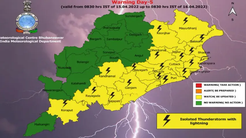 Max Temp To Be Above 40 In Interior Odisha; IMD Predicts Rain, Thunderstorm 