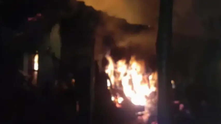 House set ablaze over property row in Bhadrak, narrow escape for 6 of family 