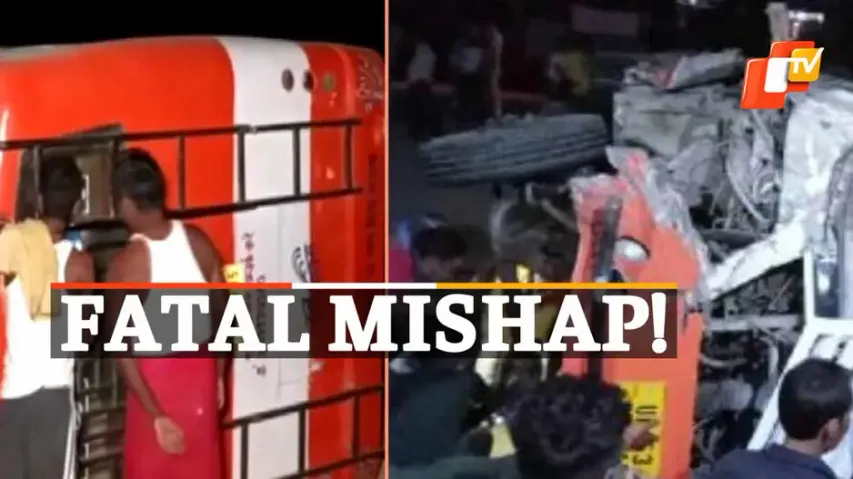 Bus Overturns, Bus Accident