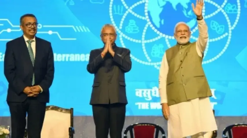 PM Modi lays foundation stone of WHO Global Centre for Traditional Medicine