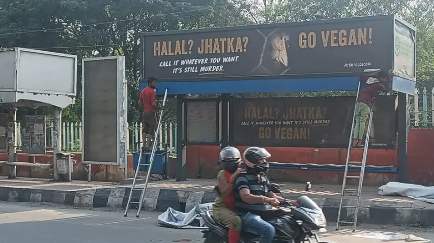 Amid 'halal' meat controversy in K'taka, PETA India pitches 'Go Vegan' message