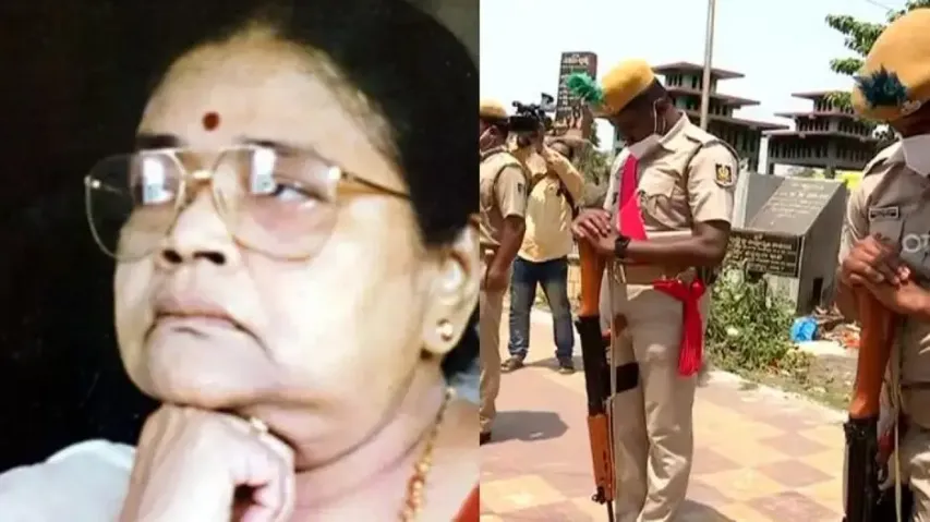 Noted litterateur Binapani Mohanty cremated with state honours in Cuttack