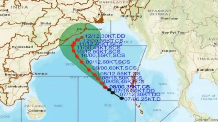 Cyclone Asani to trigger heavy rainfall in Odisha, these districts to see most impact