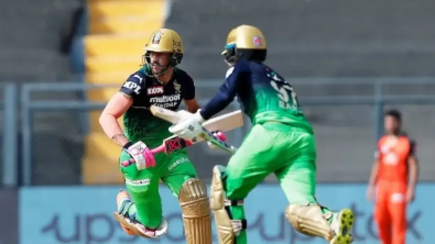 IPL 2022: Du Plessis, Karthik produce blistering knocks; propel Bangalore to 192/3
