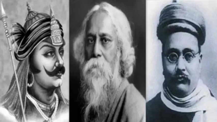 Rabindranath Tagore, Gopal Krishna Gokhale, Maharana Pratap, PM Modi