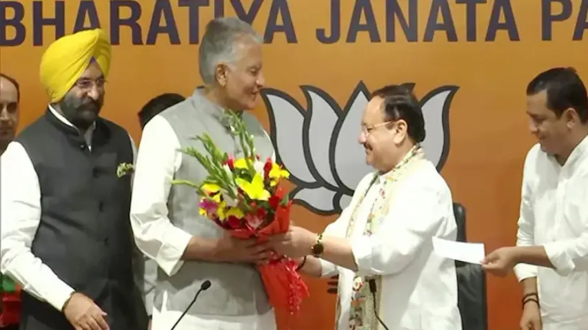 Former Congress leader Sunil Jakhar joins BJP