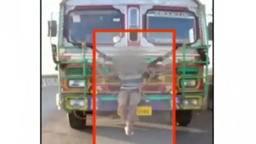 Man tied to truck, garlanded with shoes for mobile theft in Odisha, video goes viral