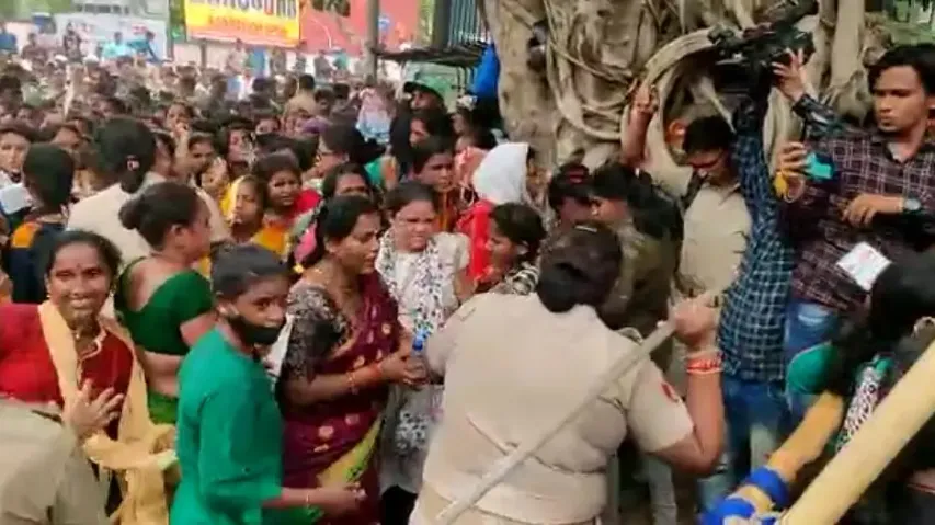 Stampede, lathi charge at ticket counters for Barabati T20I