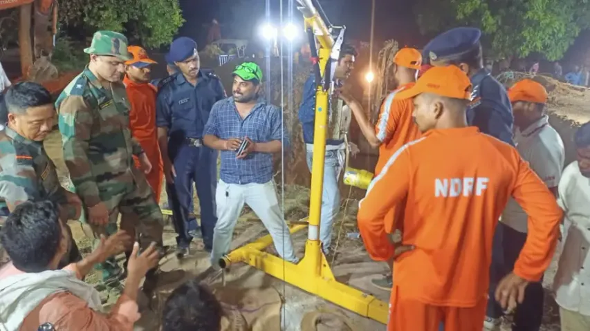 Boy falls into borewell in Chhattisgarh