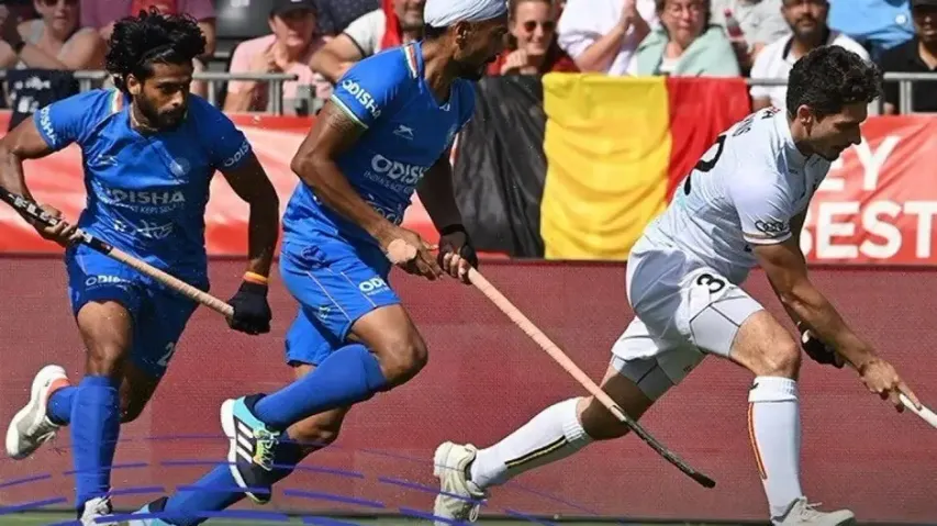 Olympic Champions Belgium beat India 3-2 in a closely-fought battle