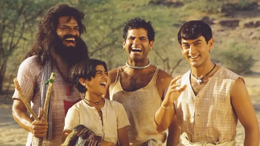 An image from the Movie Lagaan
