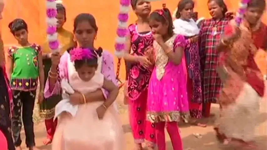 Visually impaired students enjoy Raja to the fullest 