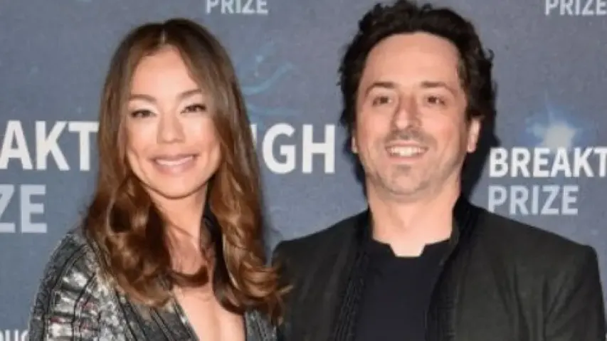  Sergey Brin & his wife Nicole Shanahan