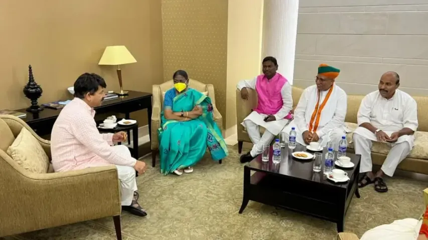 Draupadi Murmu in Delhi