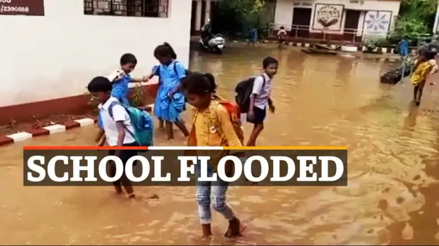 Rainfall, School Flooded