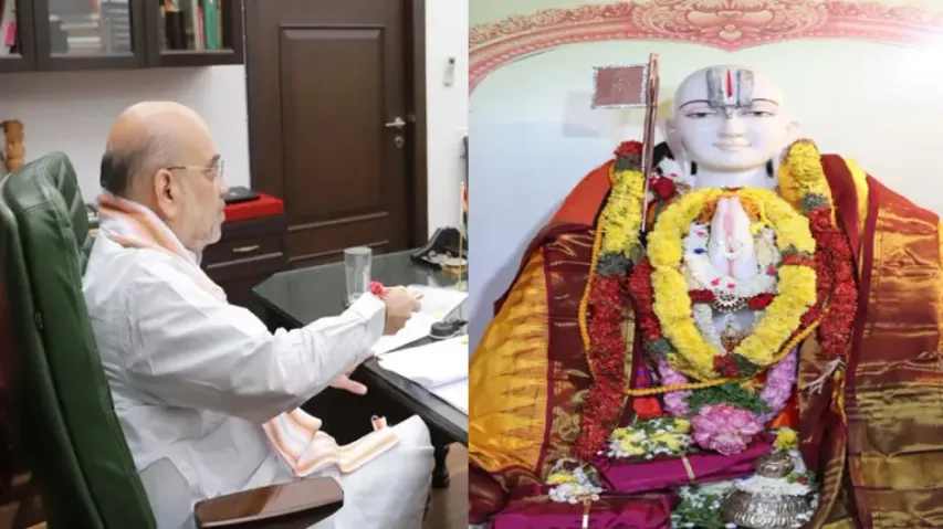 Amit Shah unveils 'Statue of Peace' in Srinagar