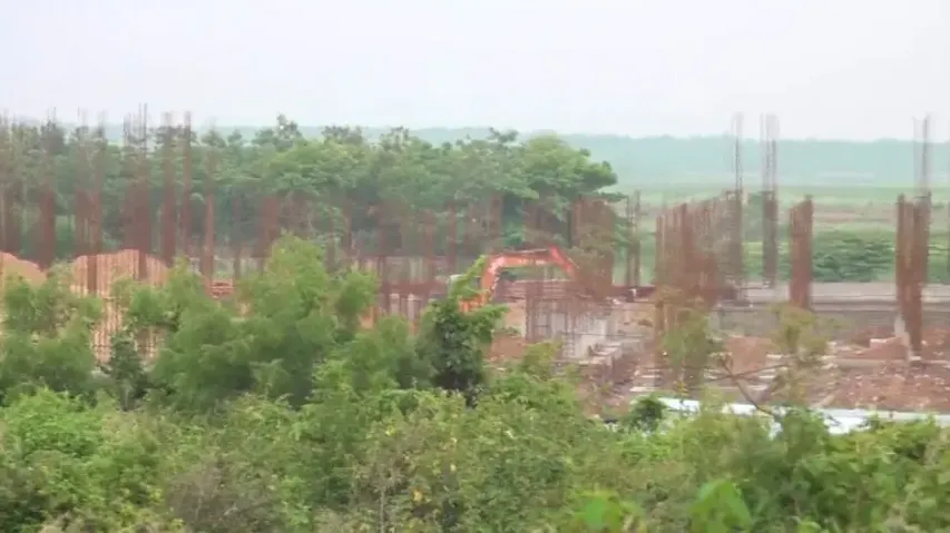 Encroachment of water body by KIIT alleged