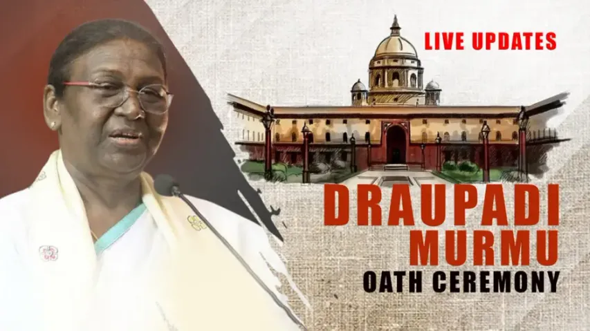 Draupadi Murmu oath taking ceremony as 15th President of India