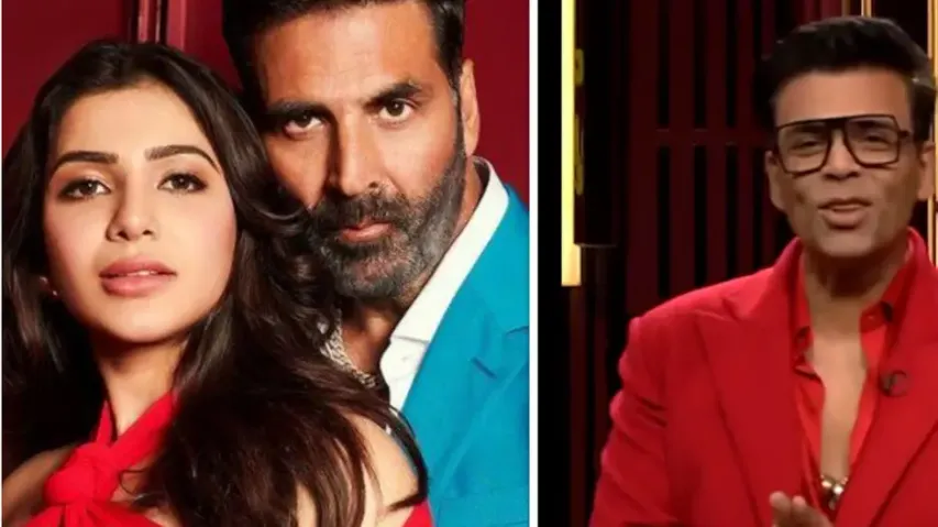 Samantha, Akshay, Karan Johar